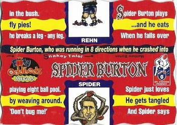 1996 Glow Zone The Footy Oddbodz #NNO Spider Burton Back